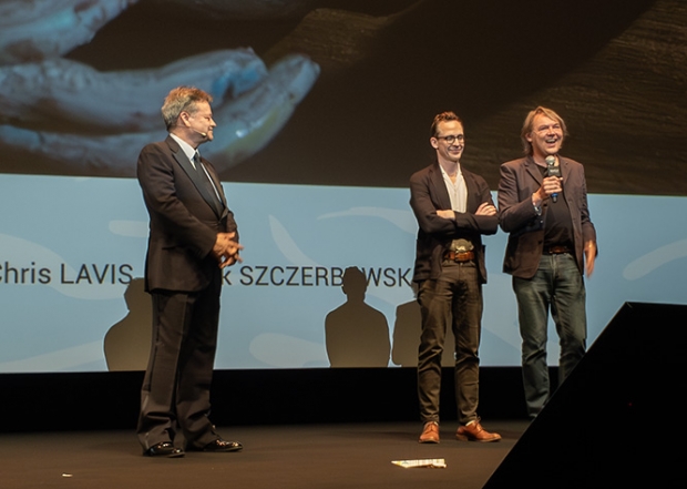 Artistic Director Marcel Jean with Chris Lavis and Maciej Szczerbowski