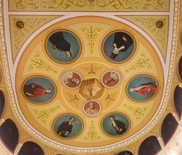 Ceiling of the beautiful Apollo Theatre