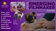 Call for Entries: Claims Conference’s 2025 Emerging Filmmaker Contest